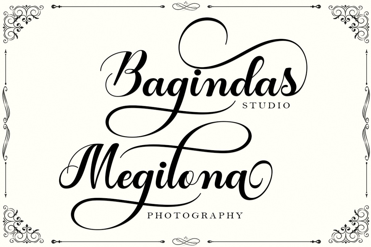 Bageton, a Script Font by Nurul_kamal (Photo 4 of 7)