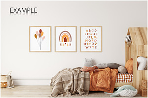 Kids Frames & Wall Mockup Bundle - 6