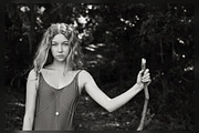 Black and White Forest Portrait, a Beauty & Fashion Photo by Chris Joel Campbell (Thumbnail 1 of 2)