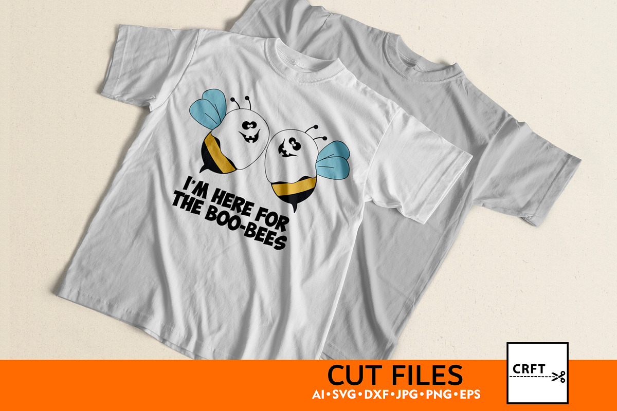 Halloween Boo Bees Bundle 10 Designs, an Illustration by LaserCutano (Photo 6 of 8)