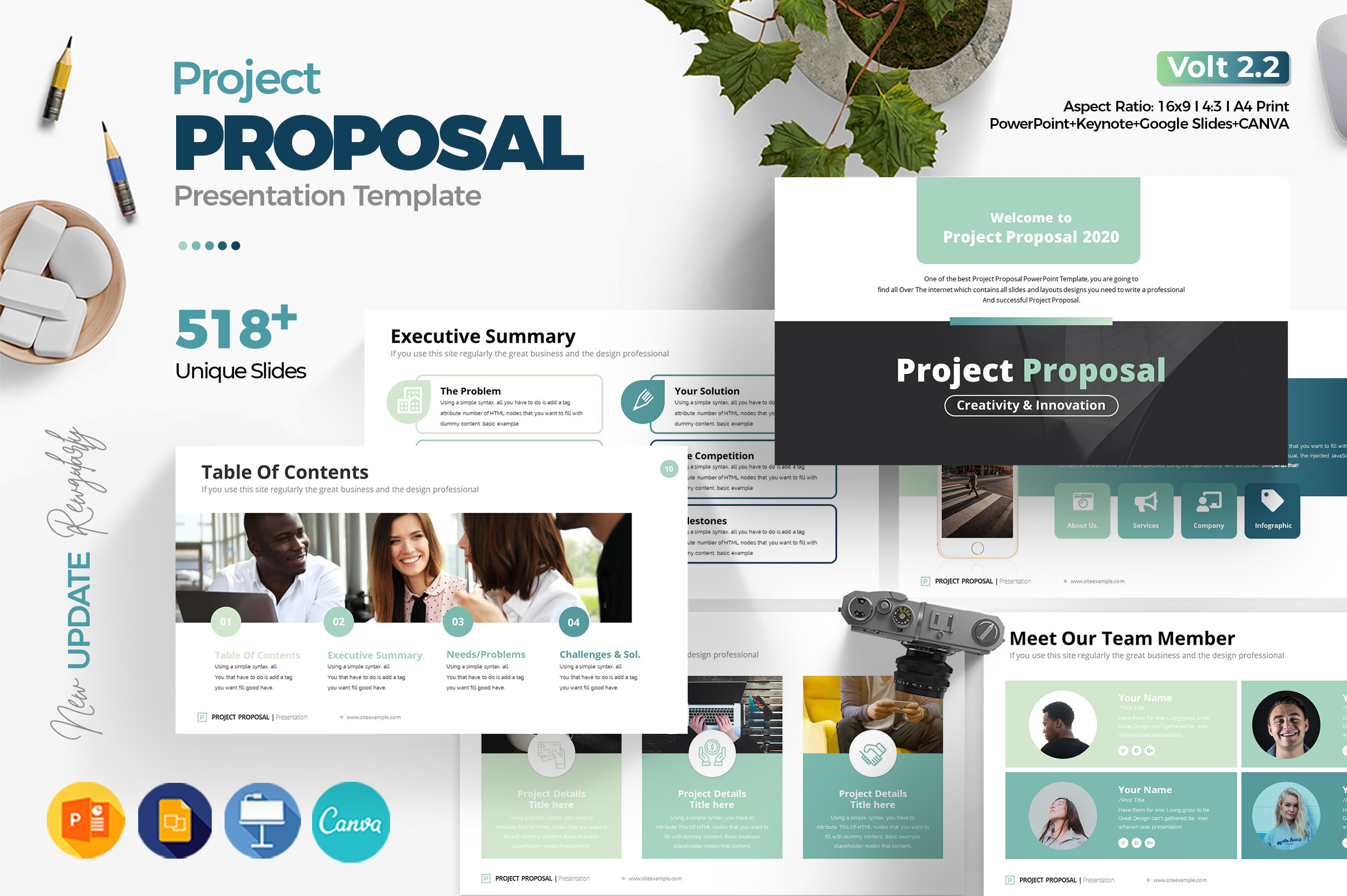 Project Proposal PowerPoint Template