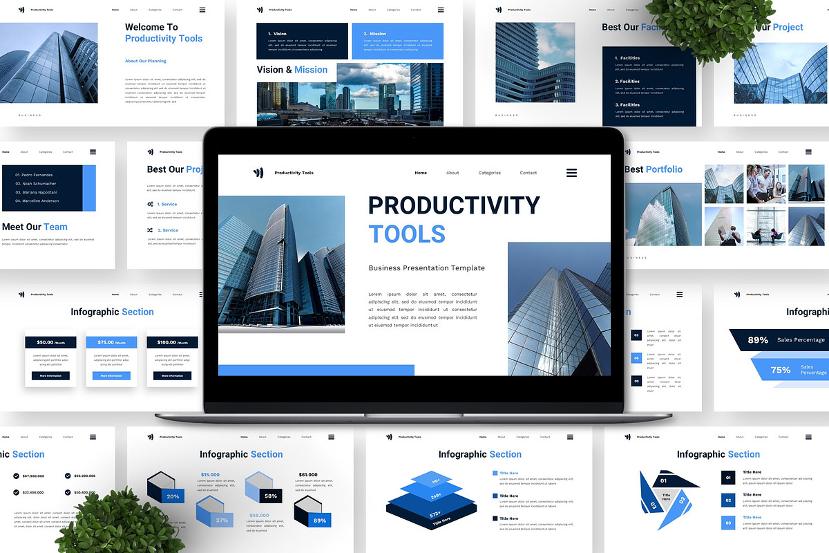Productivity Tools - Business PPT preview 5