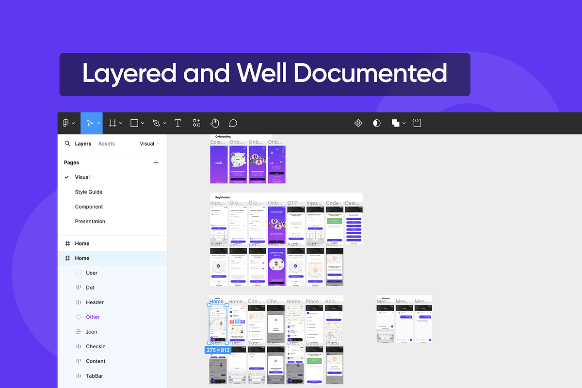 Conec - Family Live Location, an UI Kit Template by Sans Design (Photo 3 of 6)