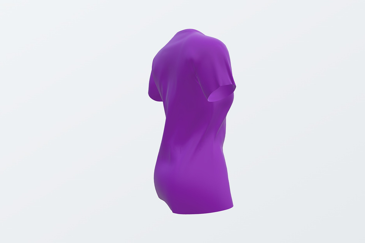 walking tshirt mockup, an Object 3D Model by hdri360 (Photo 4 of 5)