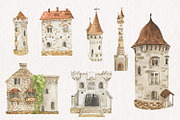 Fairy tale watercolor set, an Illustration by Love Watercolor Store (Thumbnail 5 of 9)