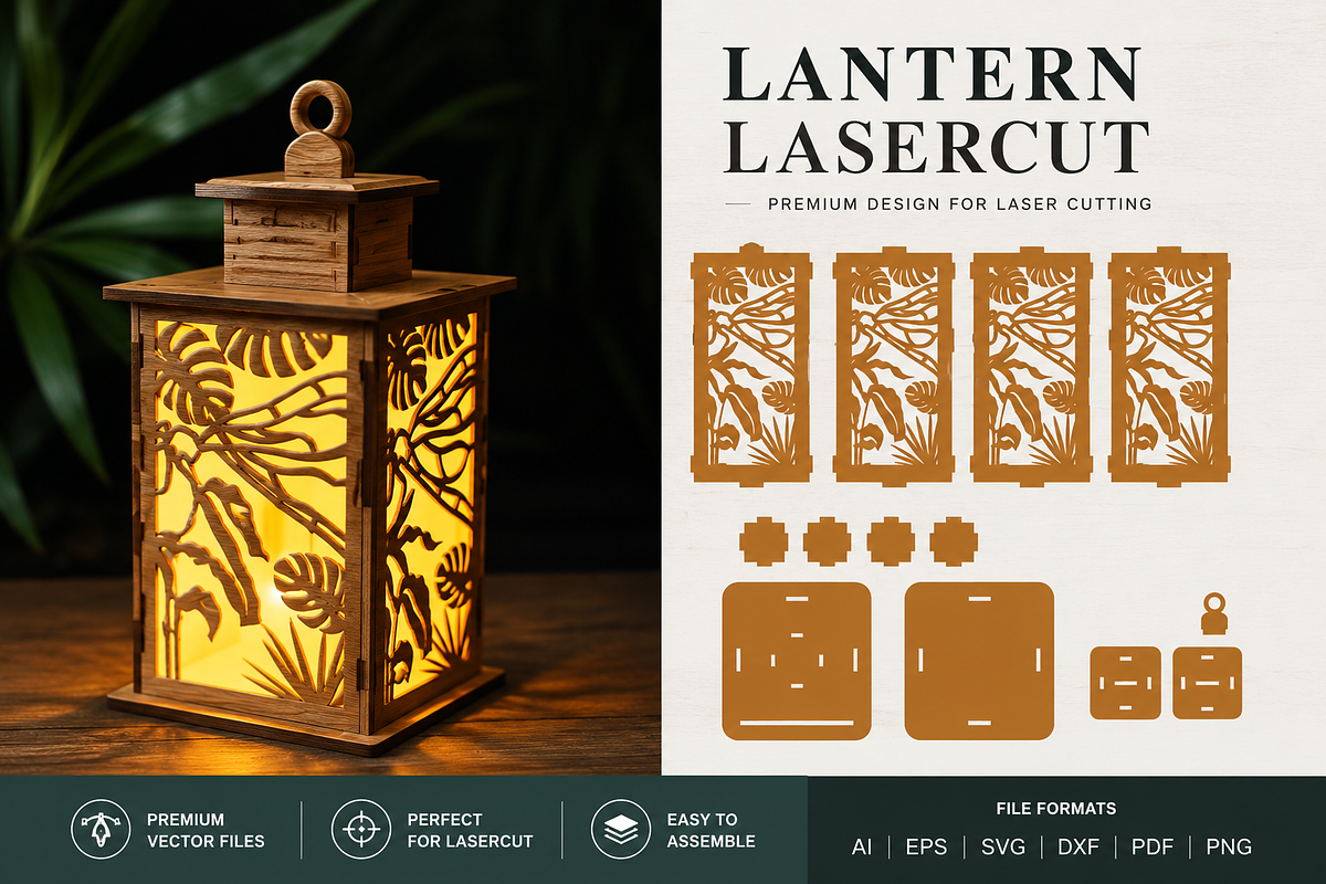 Dragonfly Lantern Lasercut BUNDLES, an Object Graphic by OTVEY DESIGN (Photo 11 of 13)