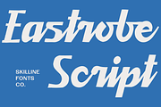 SFC Eastrobe, a Script Font by Skilline Supply Co. (Thumbnail 1 of 5)