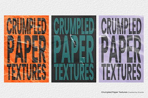 Crumpled Paper Textures