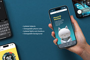 Hand Holding iPhone 15 Mockup, an iPhone Mockup by Avelina Studio (Thumbnail 2 of 3)