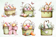 Whimsical Easter Basket Png Clipart, an Illustration by Creative Art (Thumbnail 2 of 8)