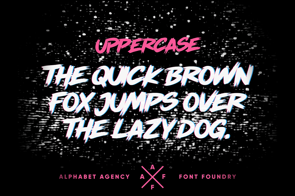 THEY LIVE BRUSH FONT preview 2