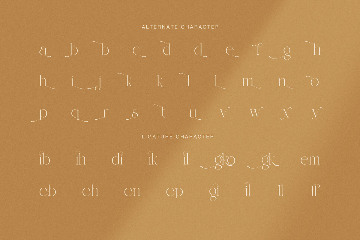 Mading Elegant Display Serif Font, a Serif Font by Graphicxell (Photo 8 of 8)