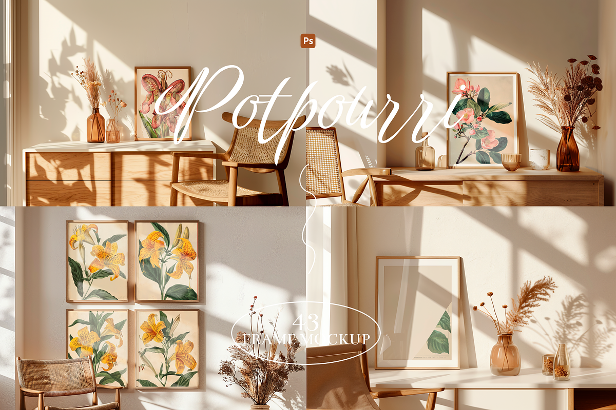 Minimalist Frame Mockup Bundle — 243, a Household Mockup by Trissa (Photo 6 of 11)