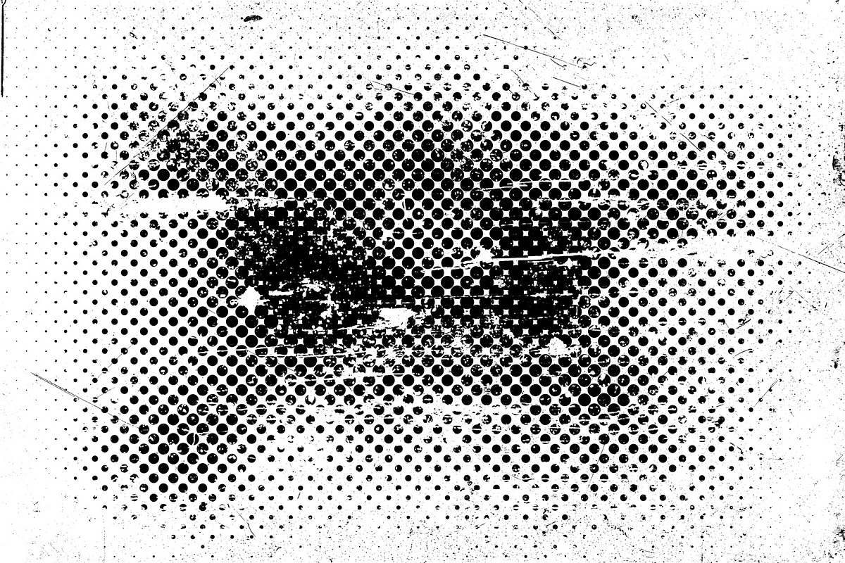 Grunge Halftone Textures, a Texture Graphic by alexdndz (Photo 2 of 11)