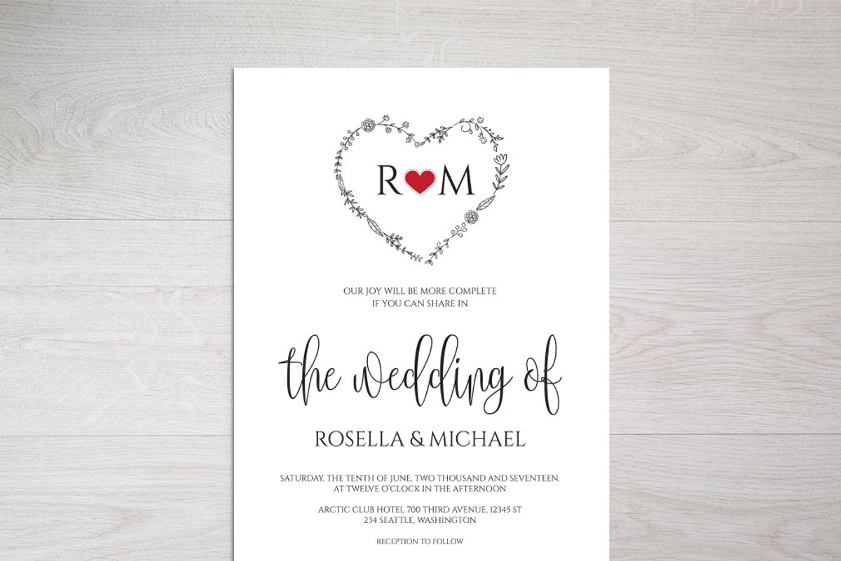 Invitation Template SHR430, an Invitation Template by Shafura_Wedding (Photo 3 of 4)