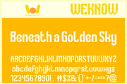 Late Afternoon font, a Font by weknow (Thumbnail 5 of 8)