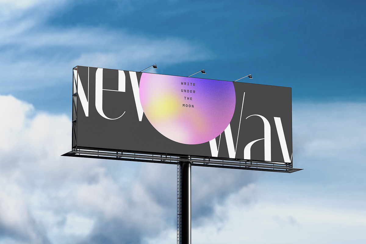 Billboard Mockup Set Wide ST03, an Advertising Mockup by Croma Studio (Photo 3 of 6)