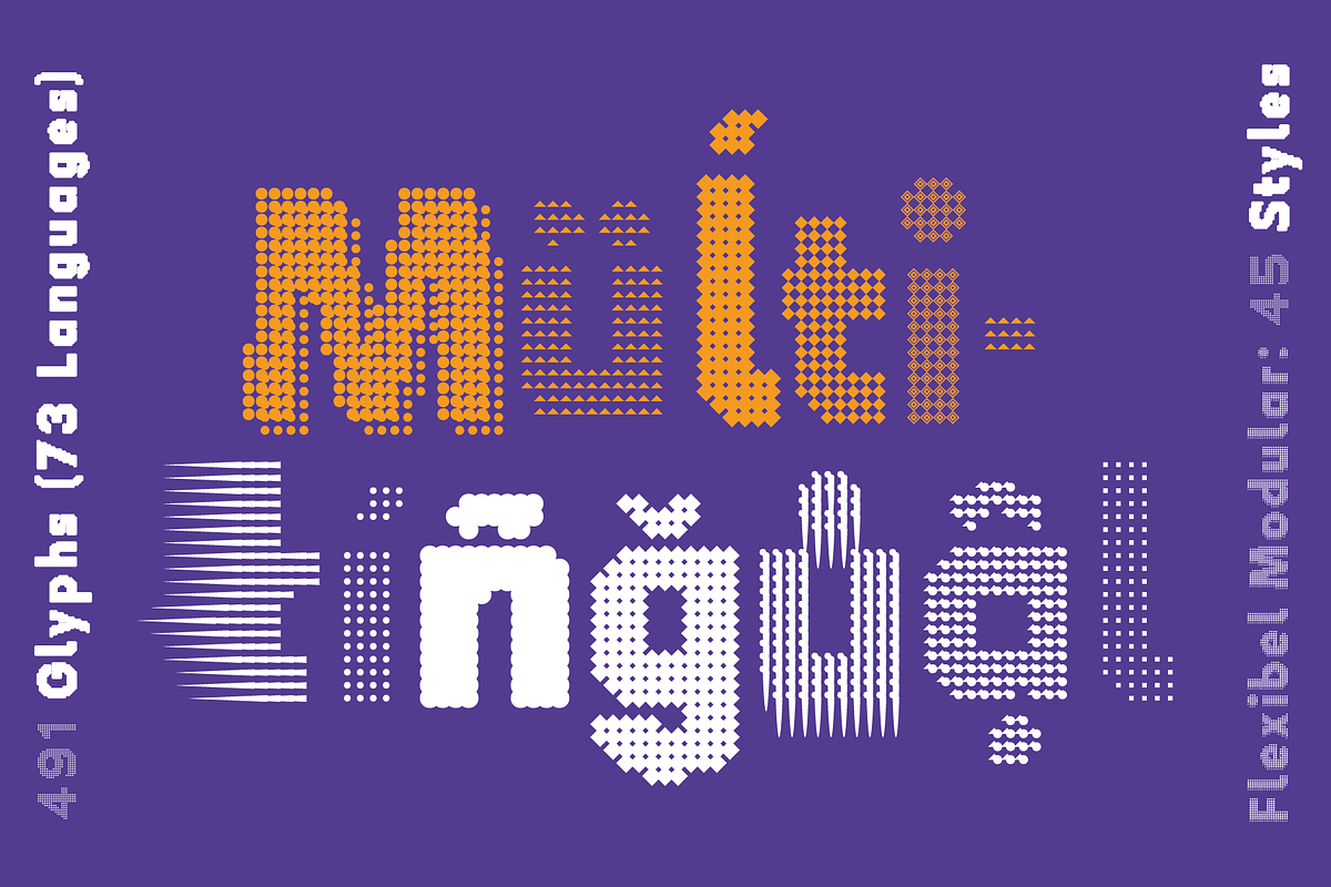 FONT Flexibel Modular, a Sans Serif Font by Typo Graphic Design (Photo 1 of 5)