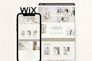 Wix Website Template Photography, a Wix Template by Branding Babe Co. (Thumbnail 1 of 10)