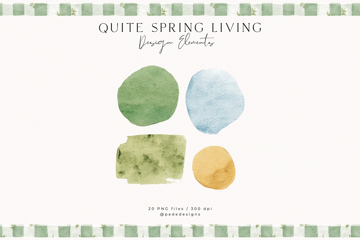 Quite Spring Living Collection, a Seasonal Illustration by PeDe Designs (Photo 20 of 27)