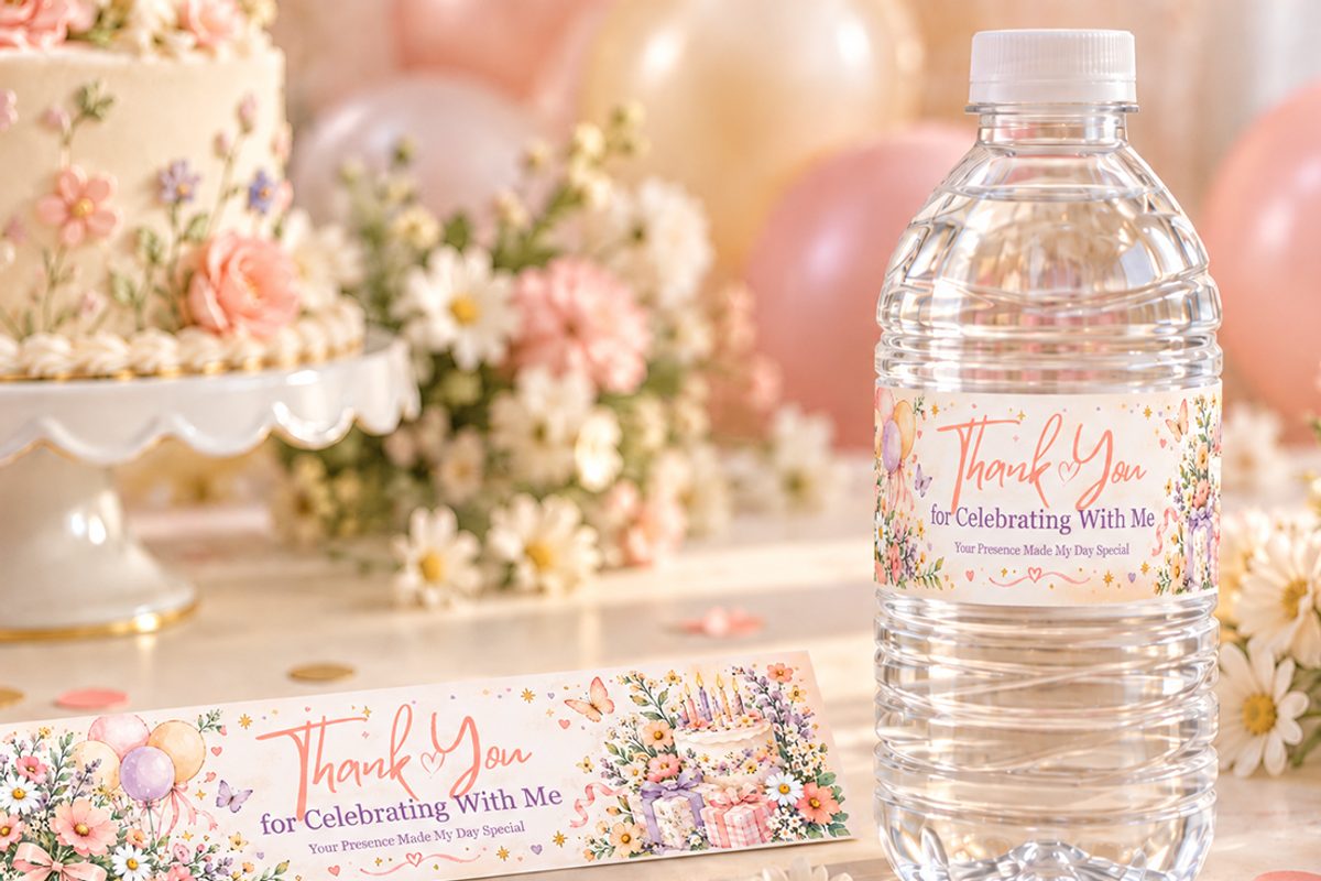 Wildflower Birthday Bundle Canva, a Marketing Template by KennedyStudio (Photo 7 of 20)