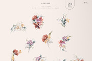 CARAMEL - watercolor flowers, an Illustration by ollalya (Thumbnail 3 of 15)