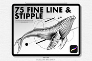 Stipple Brushes For Procreate, a Brush Add-On by Nuclear Brushes (Thumbnail 1 of 10)