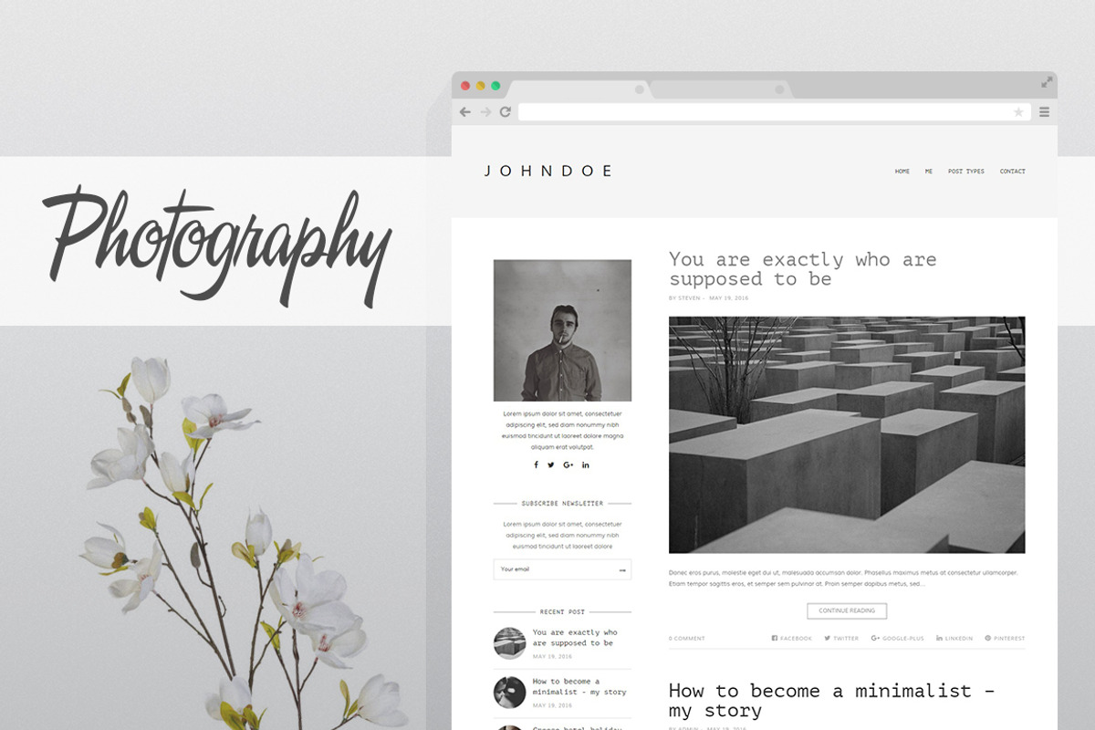Magnolia - Biggest & Easy Blog, a WordPress Template by lazathemes (Photo 3 of 10)
