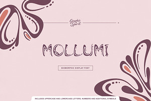 Mollumi Biomorphic Contour Font
