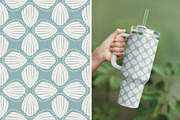 Abstract Floral Ikat Pattern, a Pattern Graphic by PPEthnicDecorPattern (Thumbnail 7 of 7)