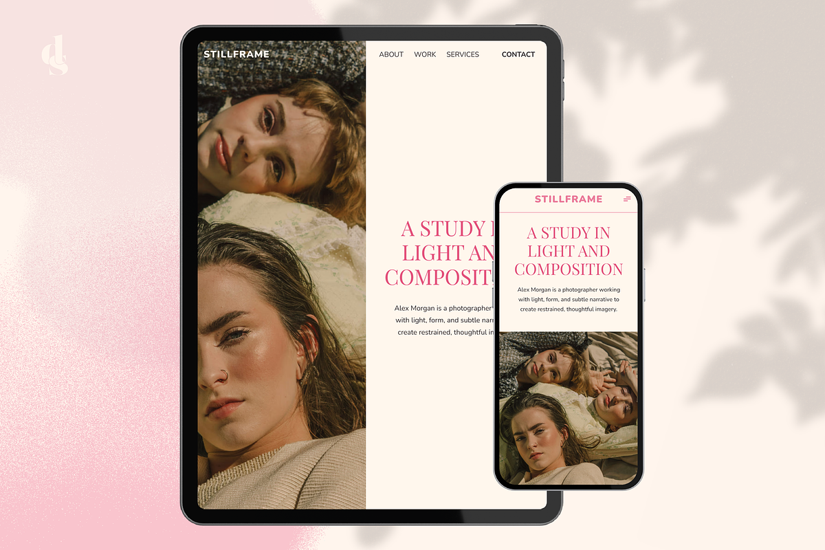 Stillframe | Framer Portfolio, a Landing Page Template by Designed by Sabb (Photo 4 of 4)
