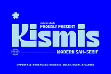 Kismis a Sans Serif Font