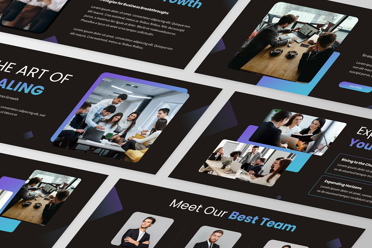GrowthMind - Growth PowerPoint, a Presentation Template by GraphauseProject (Photo 5 of 6)