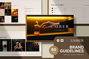 UMBER / Brand Guidelines Template, a Presentation Template by Leleka.Store (Thumbnail 1 of 20)