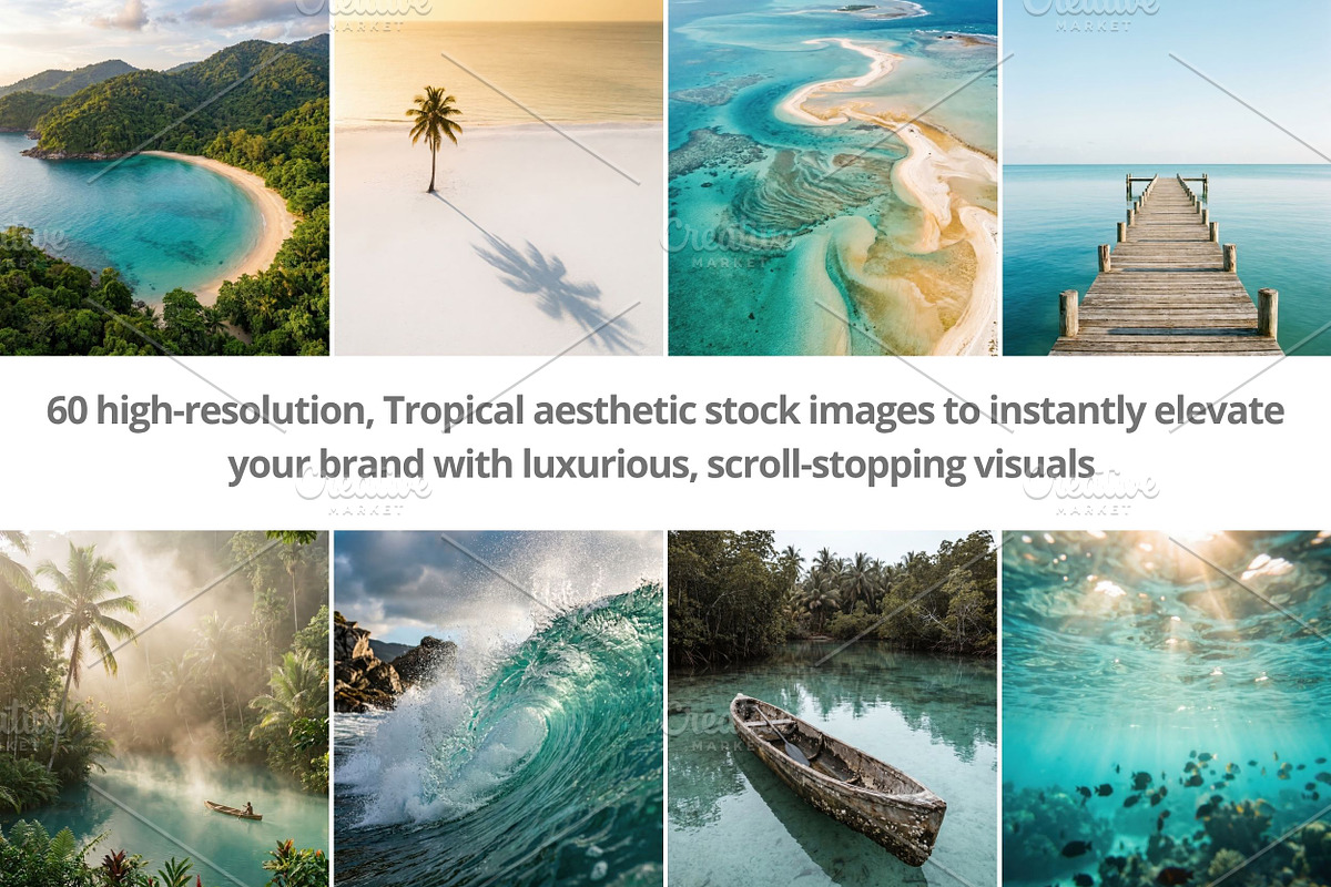 Tropical Ocean Stock Photos, a Nature Photo by Selenique Studio (Photo 2 of 9)