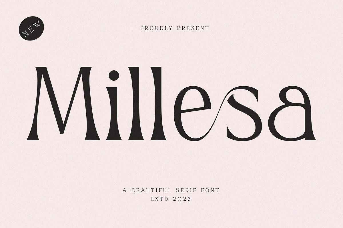Millesa, a Serif Font by Muflieart (Photo 1 of 8)