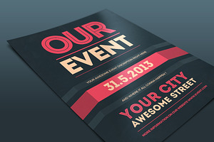 Our Event Flyer PSD Template
