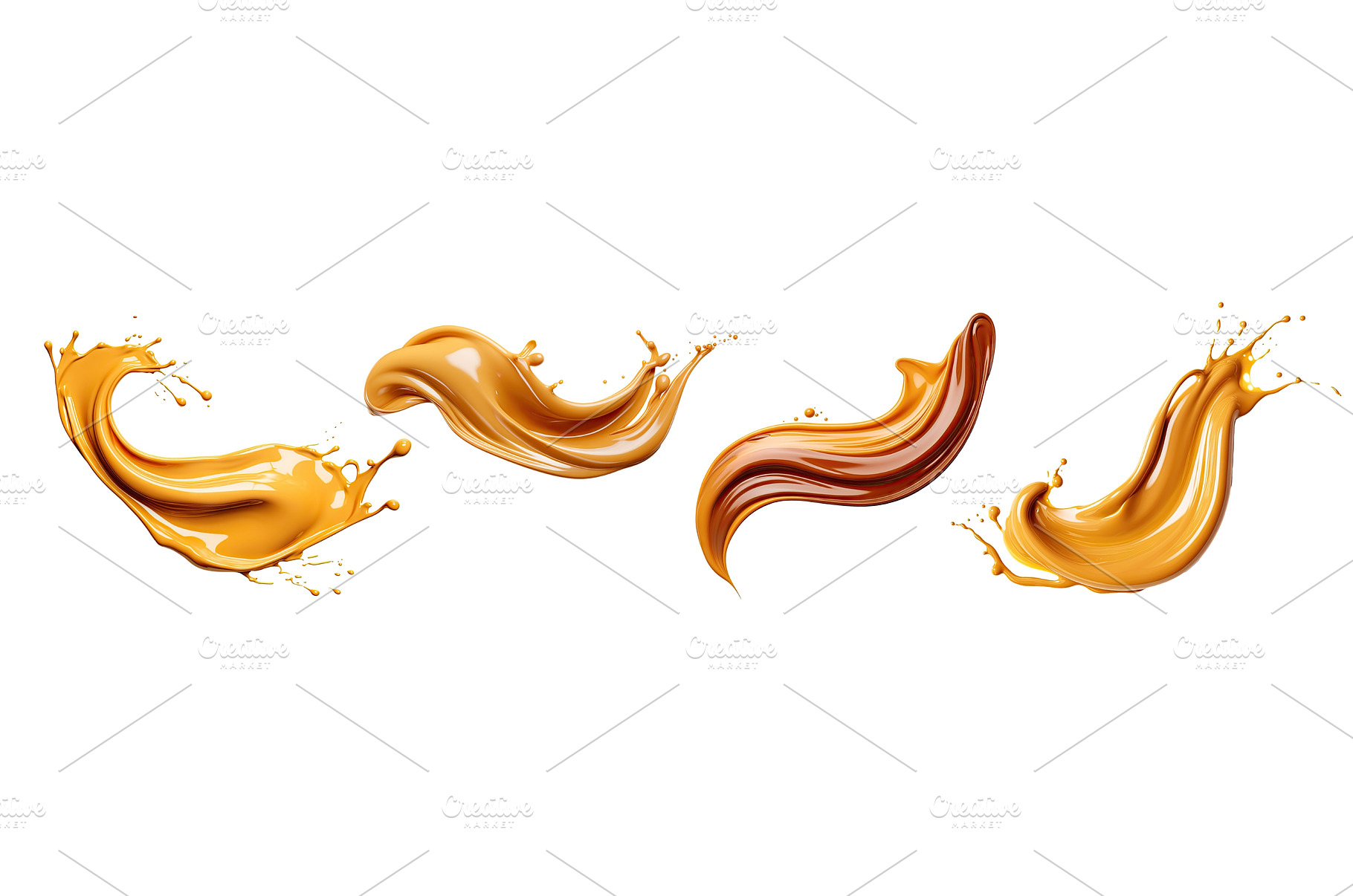 caramel or toffee splashes, a Food & Drink Photo by piter.goskov