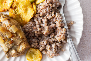 Green buckwheat paired, a Food & Drink Photo by Pundateam