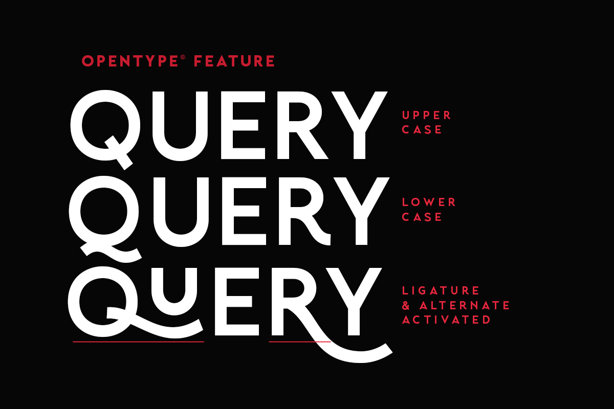 Glorich - Stylish Sans (8 FONTS), a Sans Serif Font by Sarid Ezra (Photo 5 of 12)