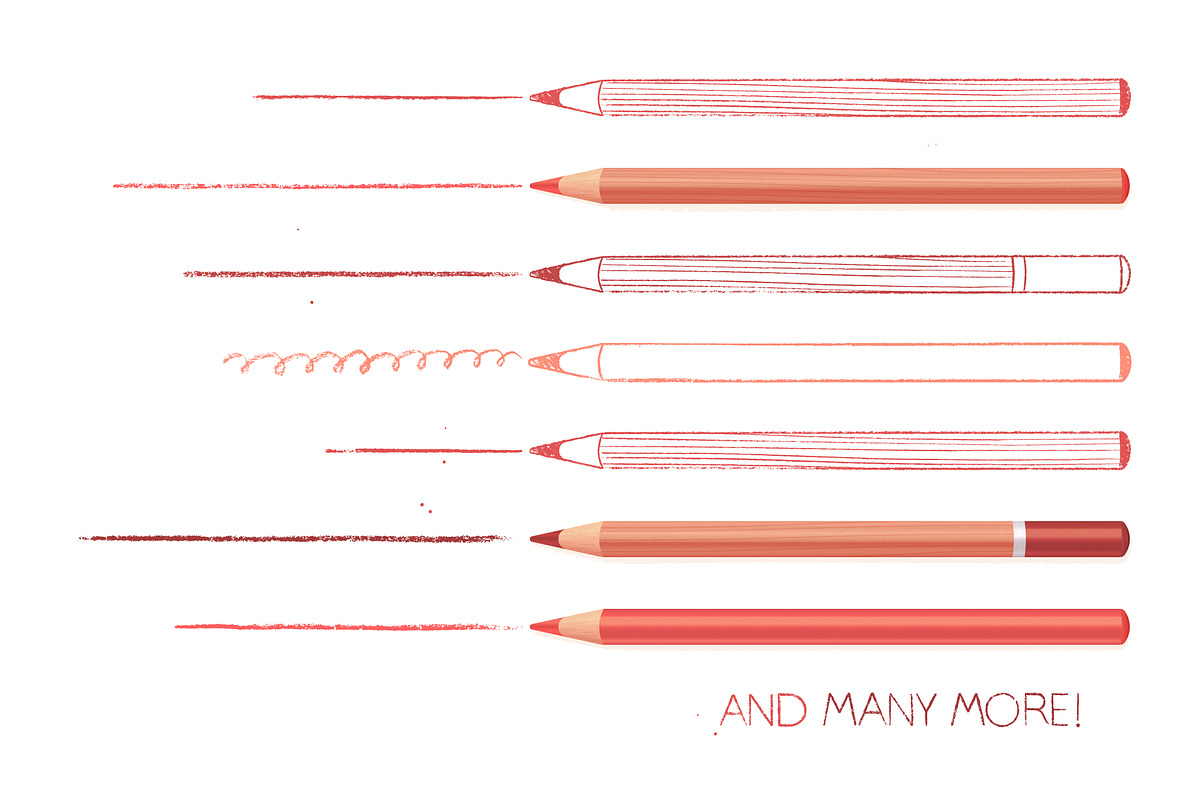Sanguine Pencil Brushes, a Brush Add-On by Side Project (Photo 3 of 8)