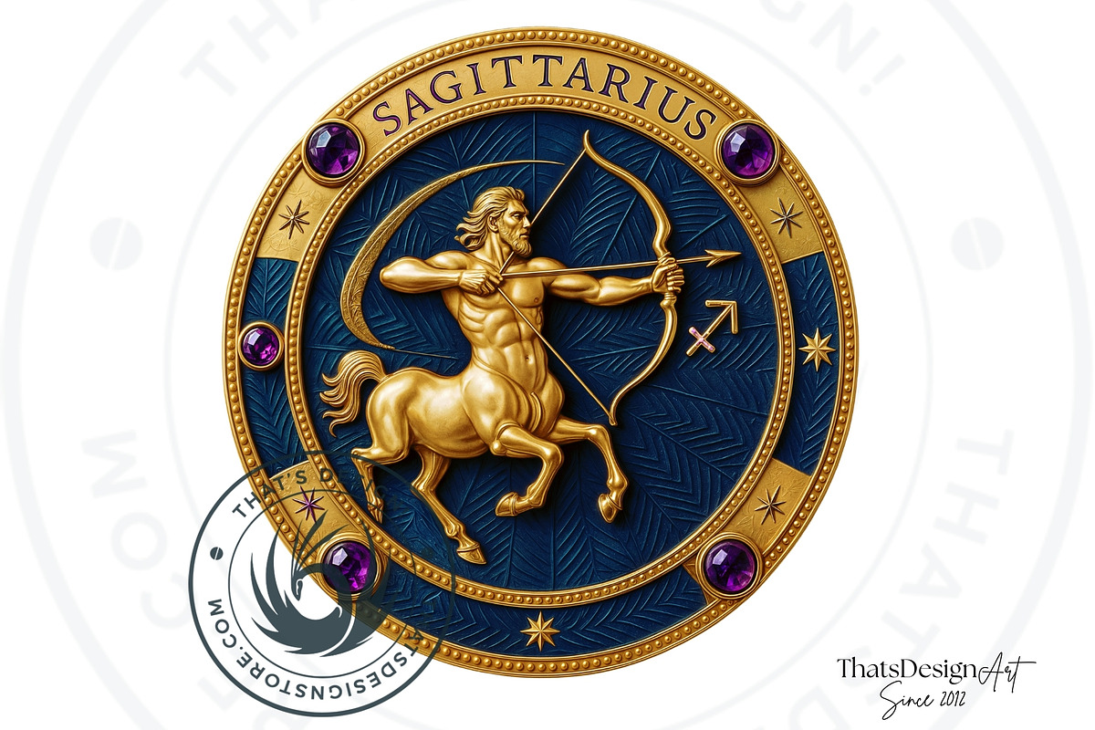 Renaissance Zodiac signs horoscope, a Decorative Illustration by ThatsDesignArt (Photo 6 of 10)
