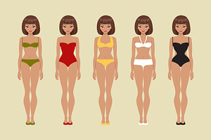 Different Sets Of Clothes Vector