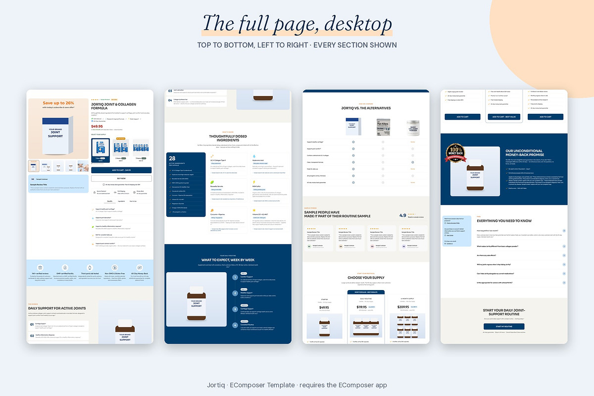Jortiq - Shopify EComposer Template, a Shopify Template by Boost Convert (Photo 9 of 11)