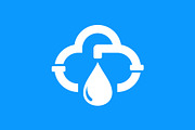 Cloud Pipeline Water Droplet Logo, a Branding & Logo Template by Buqancreative (Thumbnail 2 of 4)