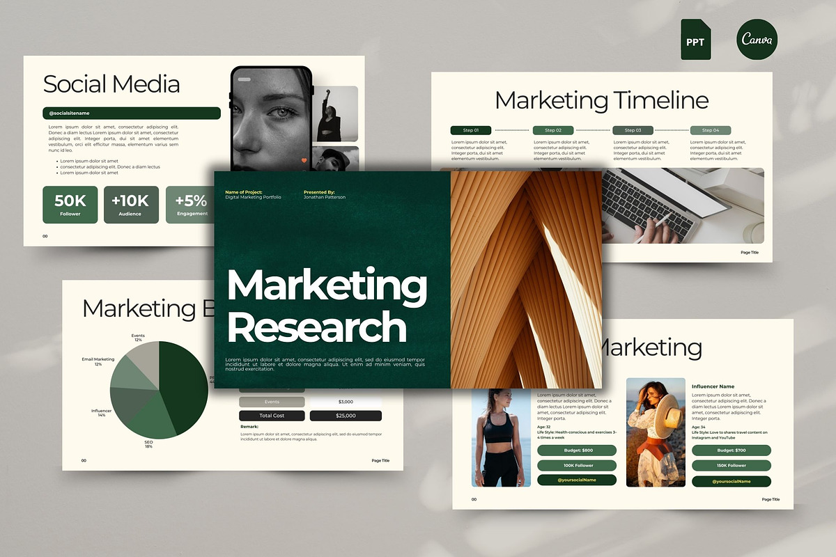 Marketing Plan Presentation Template
