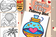 Simple Art Bold & Easy Coloring Page, an Animal Illustration by Design Home (Thumbnail 1 of 4)
