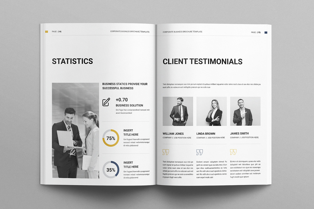Business Brochure Template, a Brochure Template by E-Type (Photo 6 of 7)