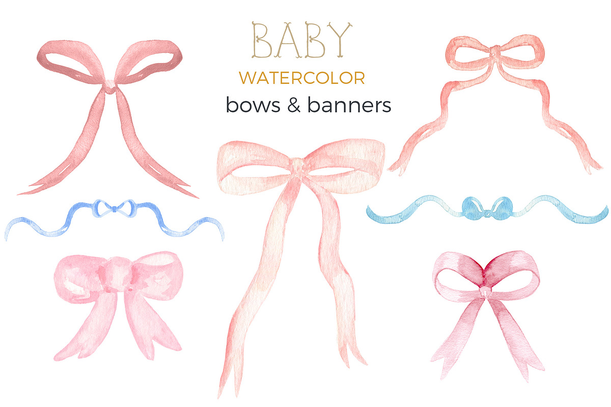 Baby Crest Creator Watercolor, an Illustration by LABFcreations (Photo 5 of 32)
