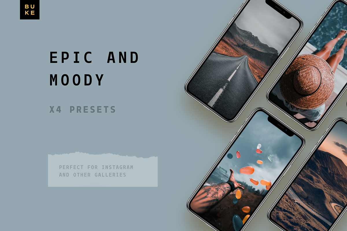4 Cinematic Lightroom Presets Pack preview 2